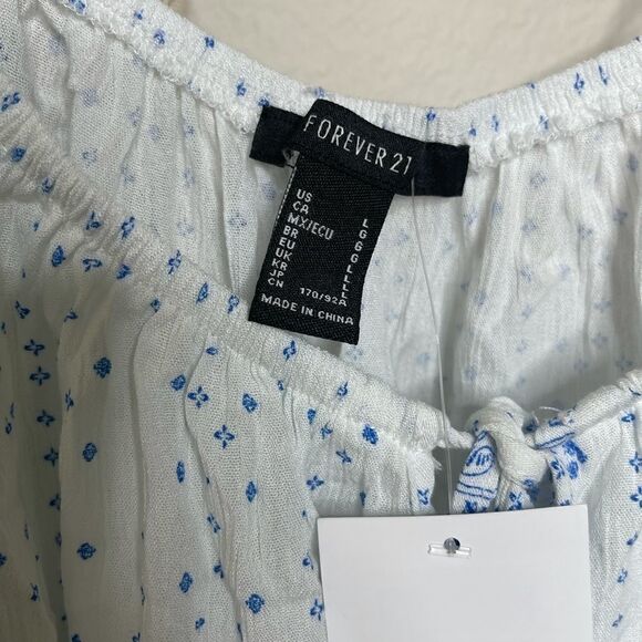 Forever 21 Tassel Geo Print Top Large - Picture 7 of 11